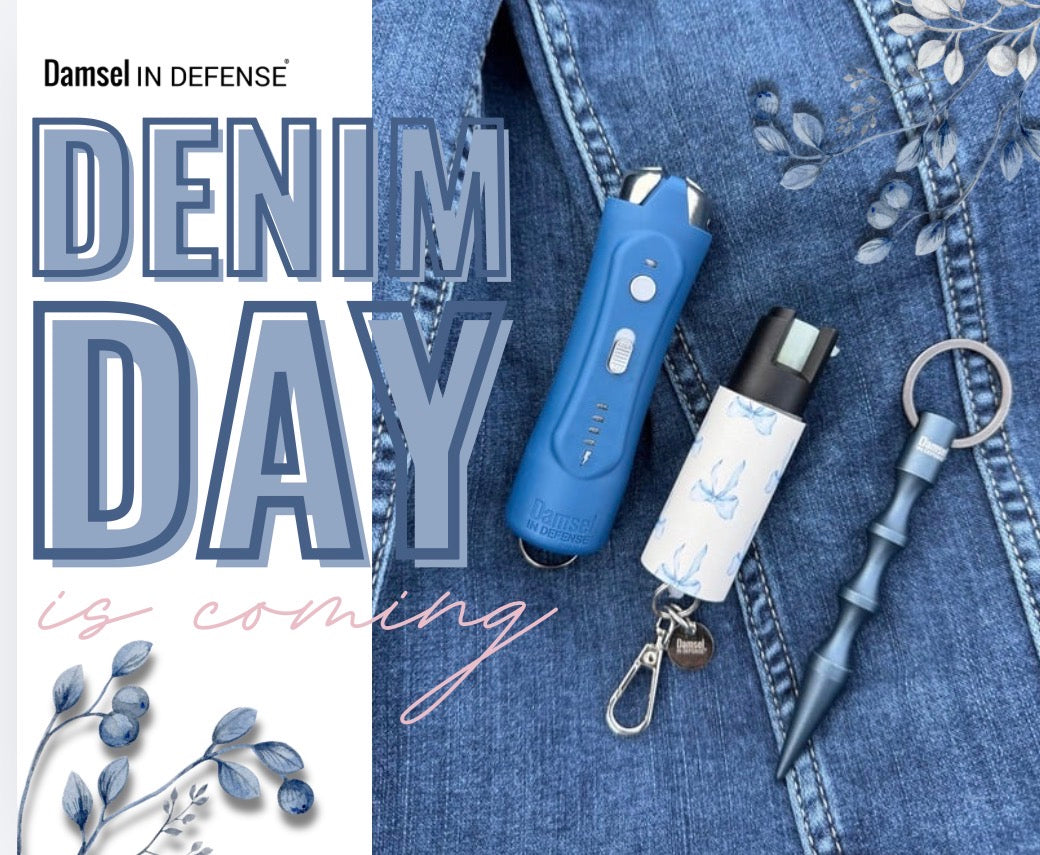 Denim Bow Safety Set