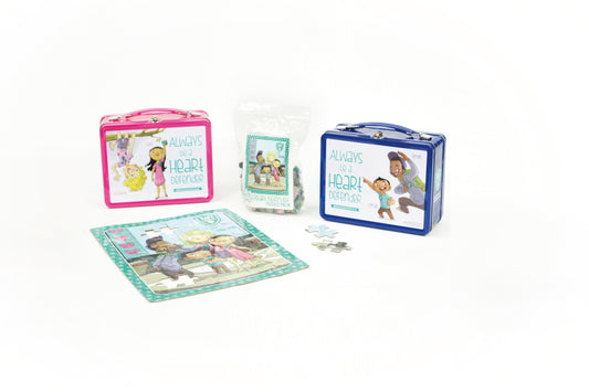 S.A.F.E. Hearts Puzzle Lunch Box