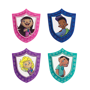 Heart Defender Badge - Pink